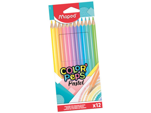 Picture of MAPED PASTEL PENCIL COLOURS X12